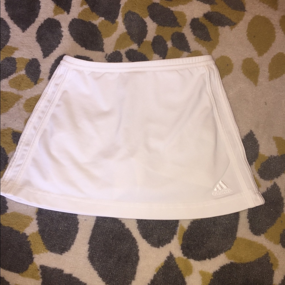White Adidas Athletic Skirt